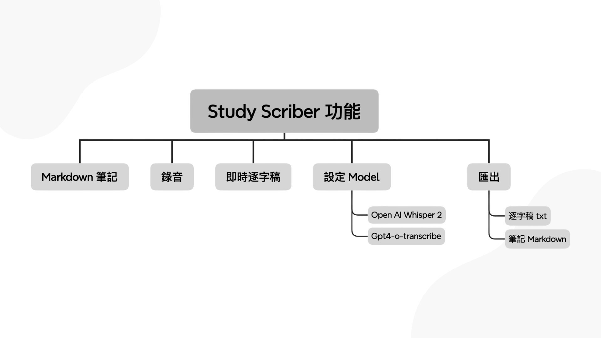 Study Scriber 功能架構